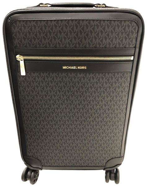 michael kors suitcase black|Michael Kors luggage set outlet.